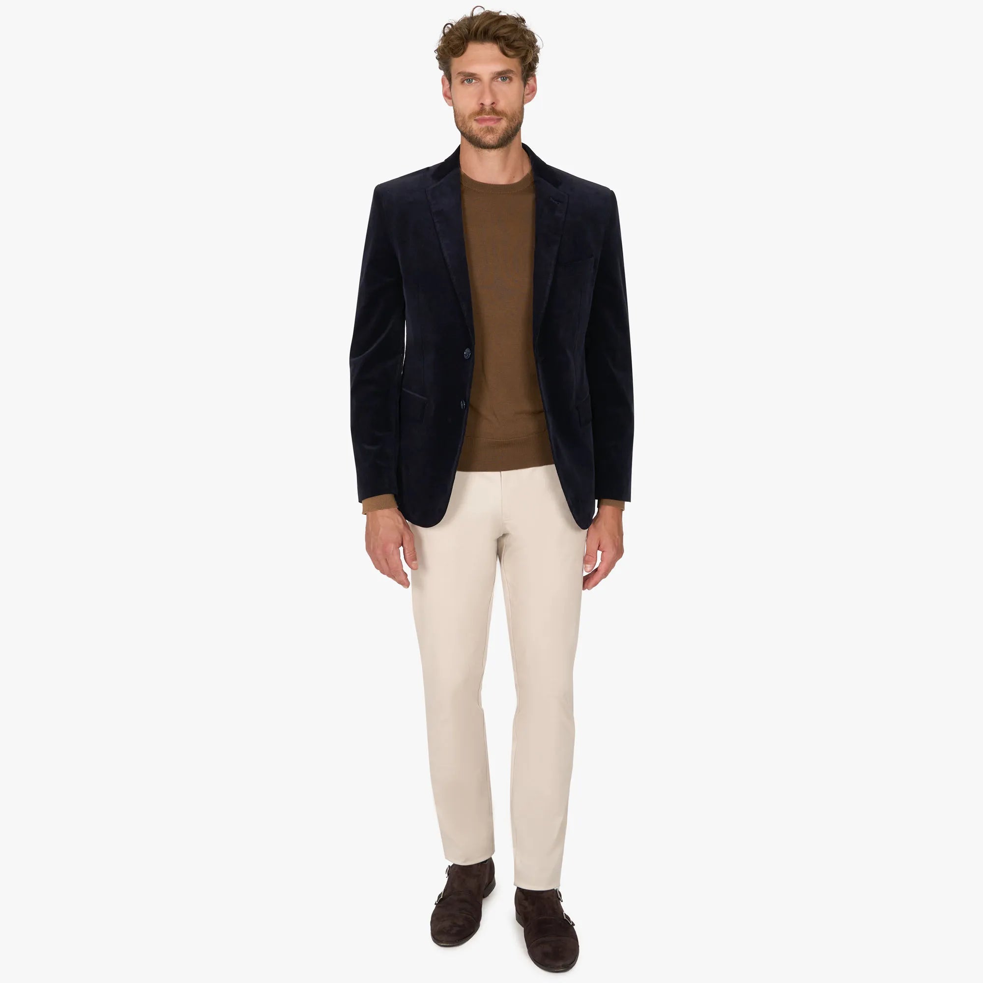 Outfit Blue Cord Smart Casual