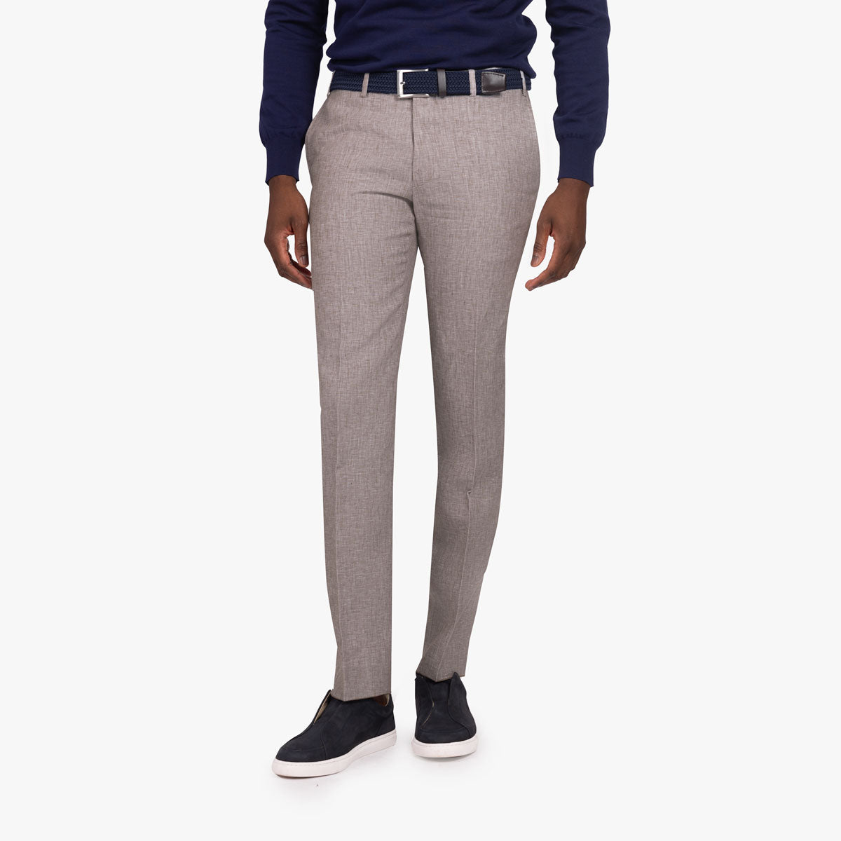 Anzug Pesaro aus 100% Leinen in hellbeige hellbraun Bild 5