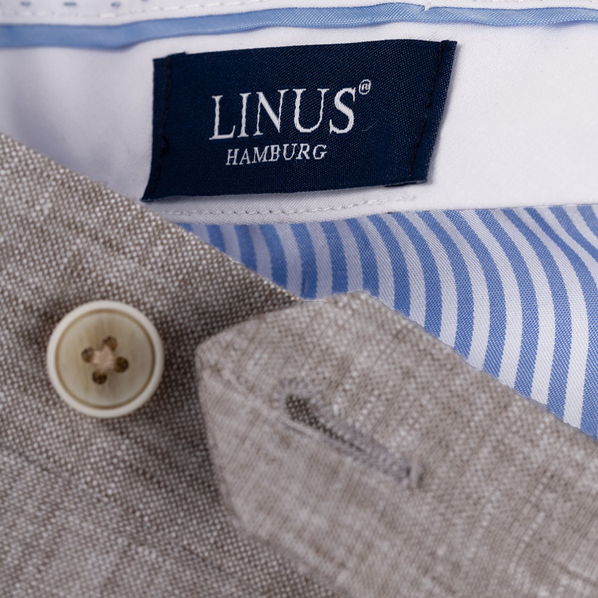 Anzug Pesaro aus 100% Leinen in hellbeige hellbraun Bild 7