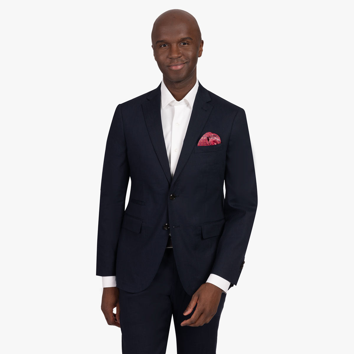 Anzug Pesaro aus Leinen in dunkelblau dkl. blau Bild 2