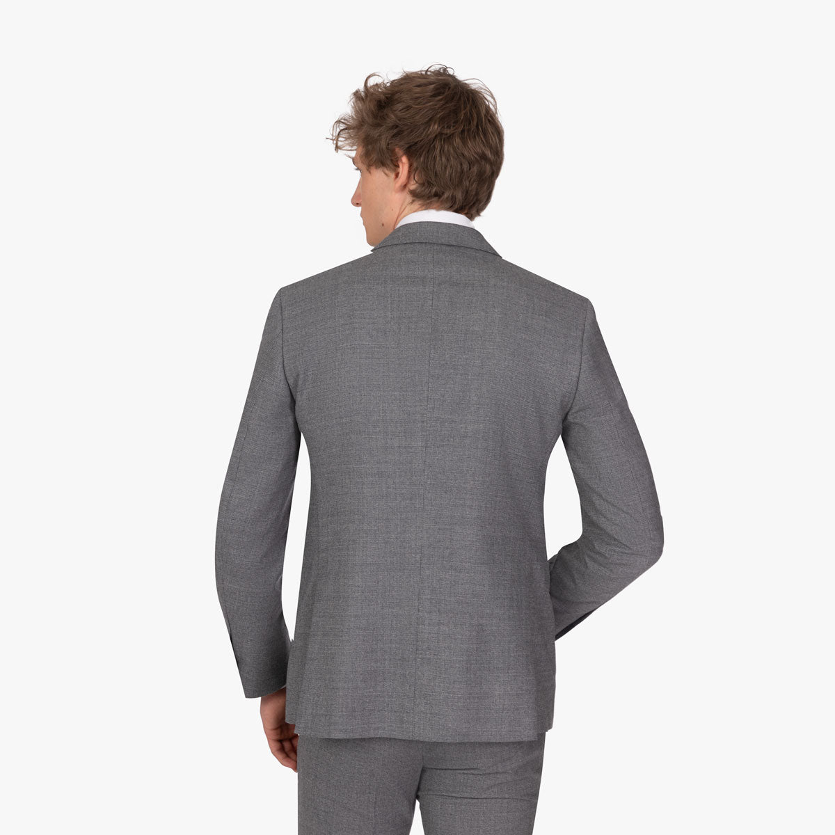 Anzug Pesaro aus Super 80's Wolle in Hellgrau grau Bild 3