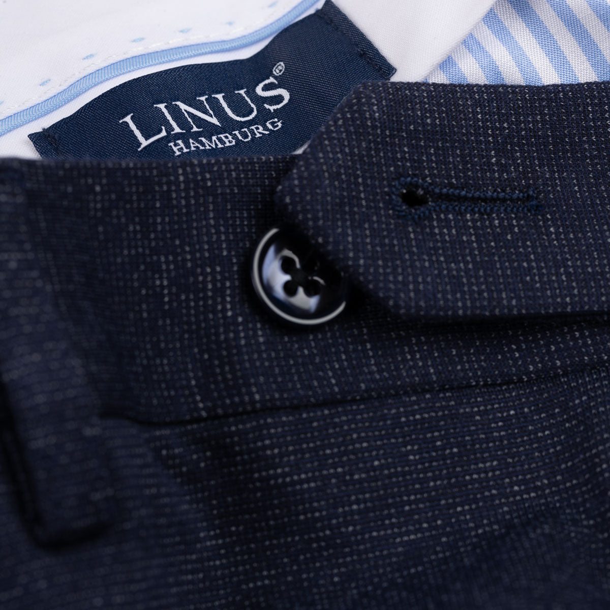 Anzug Pesaro in Dunkelblau blau/gemustert Bild 8