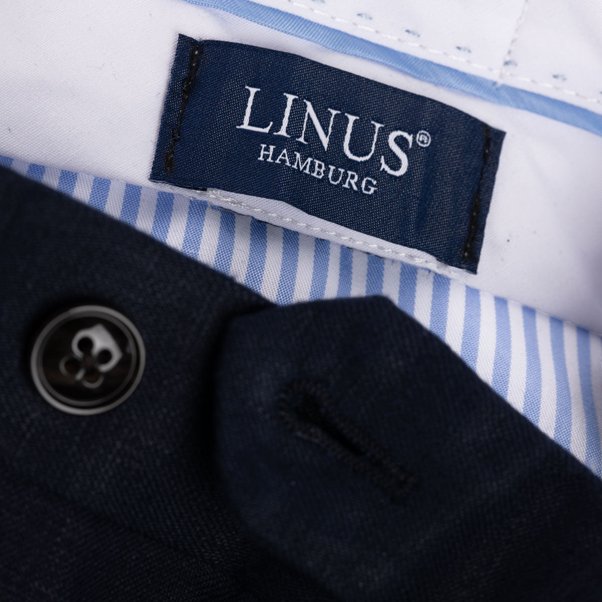 Anzug Prato aus 100% Leinen in dunkelblau dkl. blau Bild 7