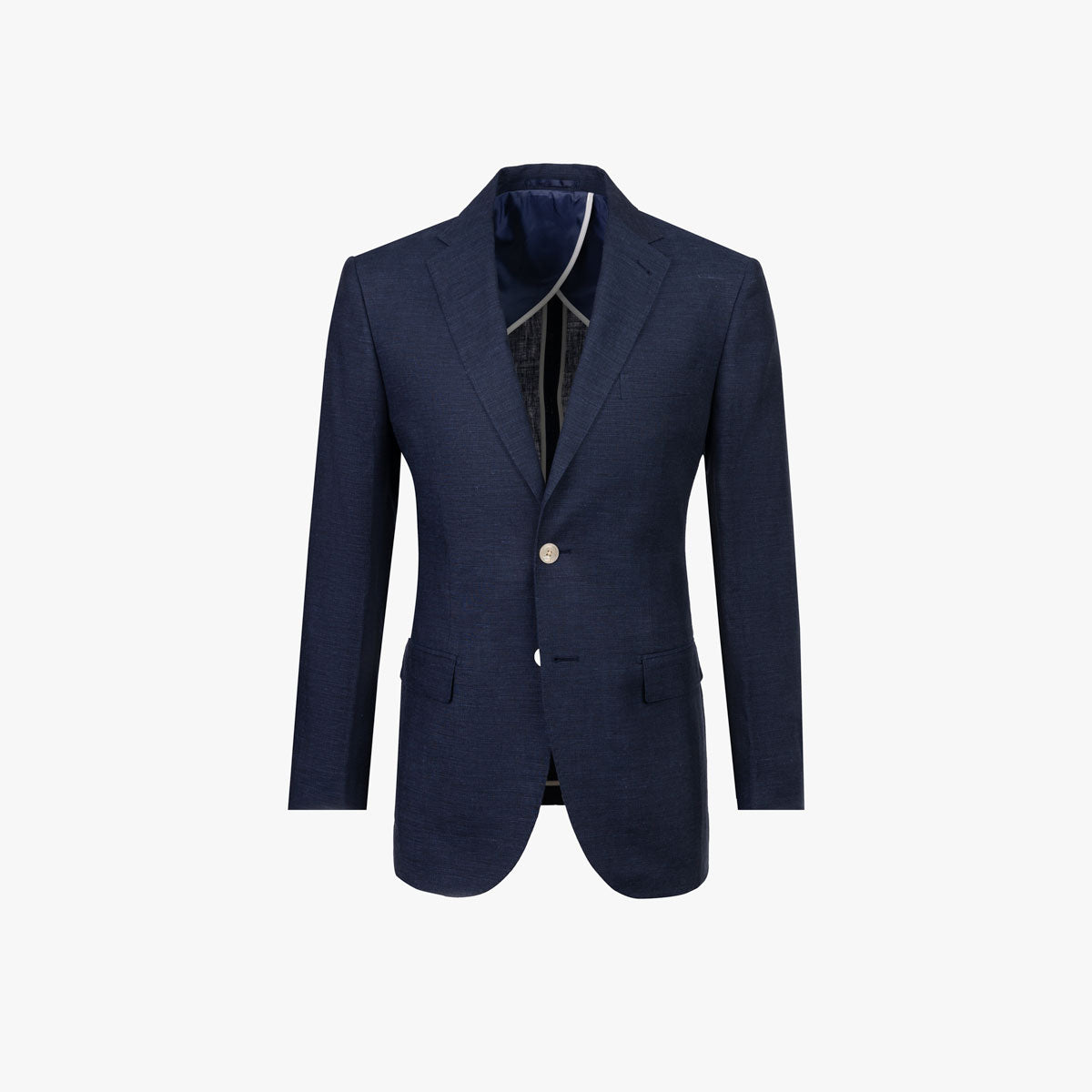 Anzug Prato aus Leinen/Polyester in blau blau Bild 3