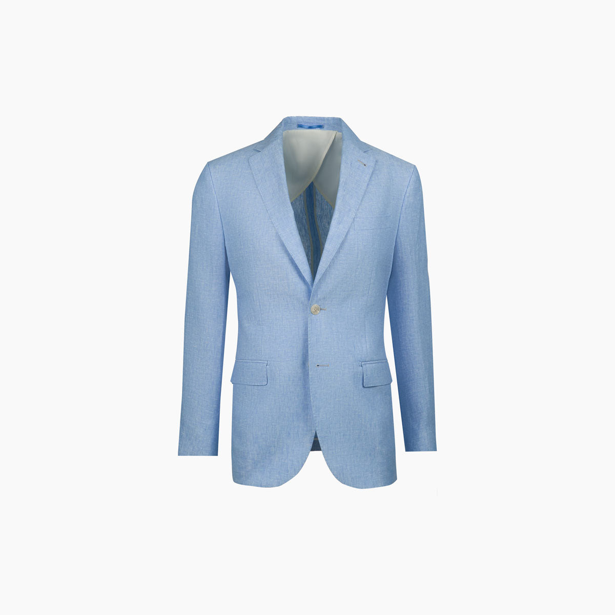 Anzug Prato in Hellblau aus Leinen hellblau Bild 7