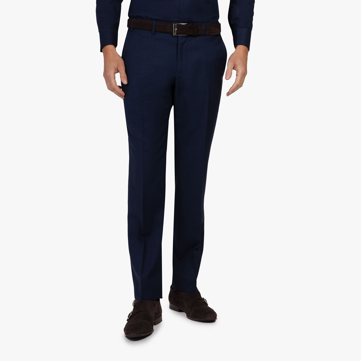 Anzug Prato mit R-Bund in blau blau Bild 5