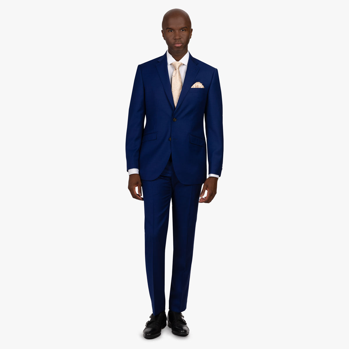 Anzug Prato mit schräg gestellten Taschen in royalblau royal Bild 1