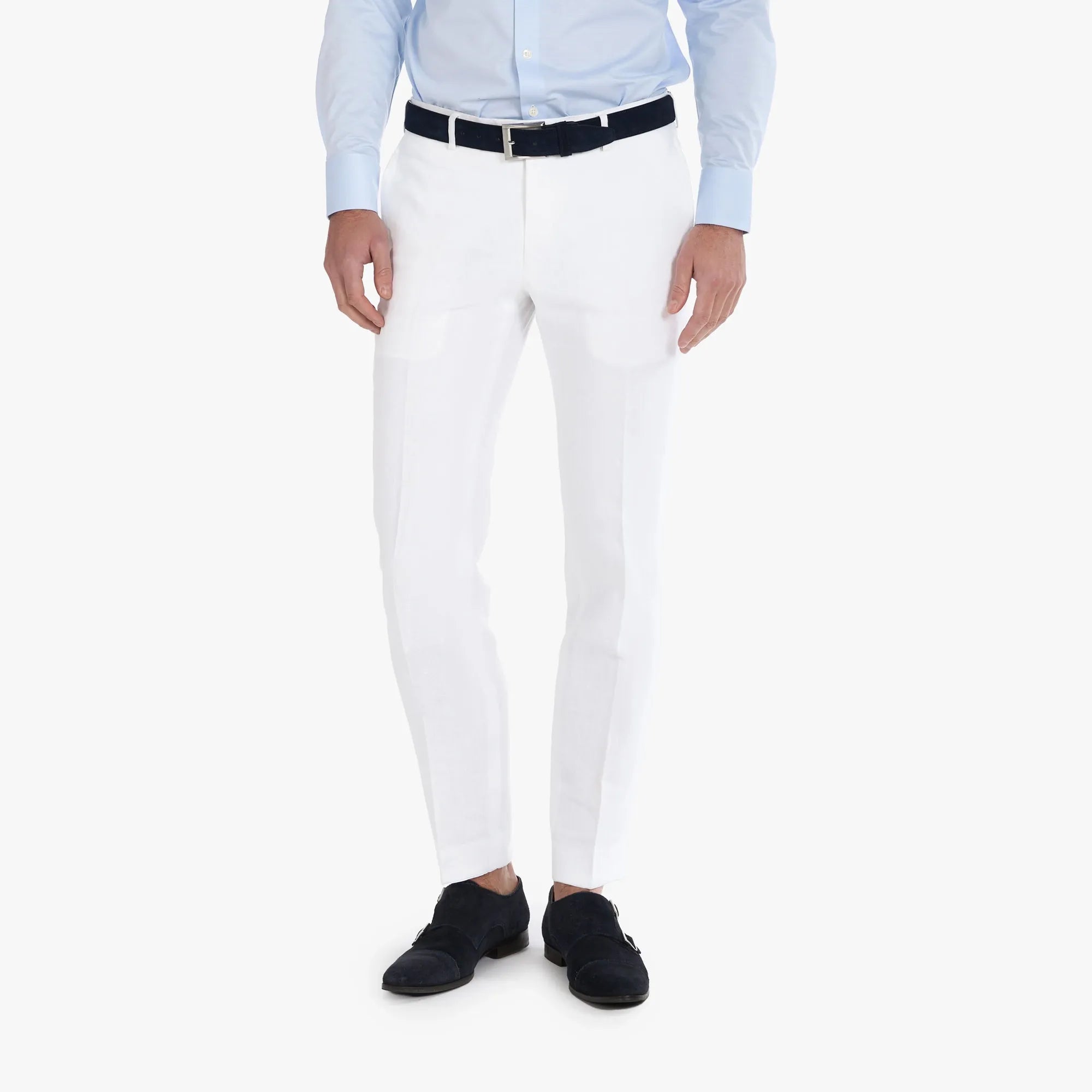 Baukastenhose Siena aus Leinen in Weiß weiss Bild 1