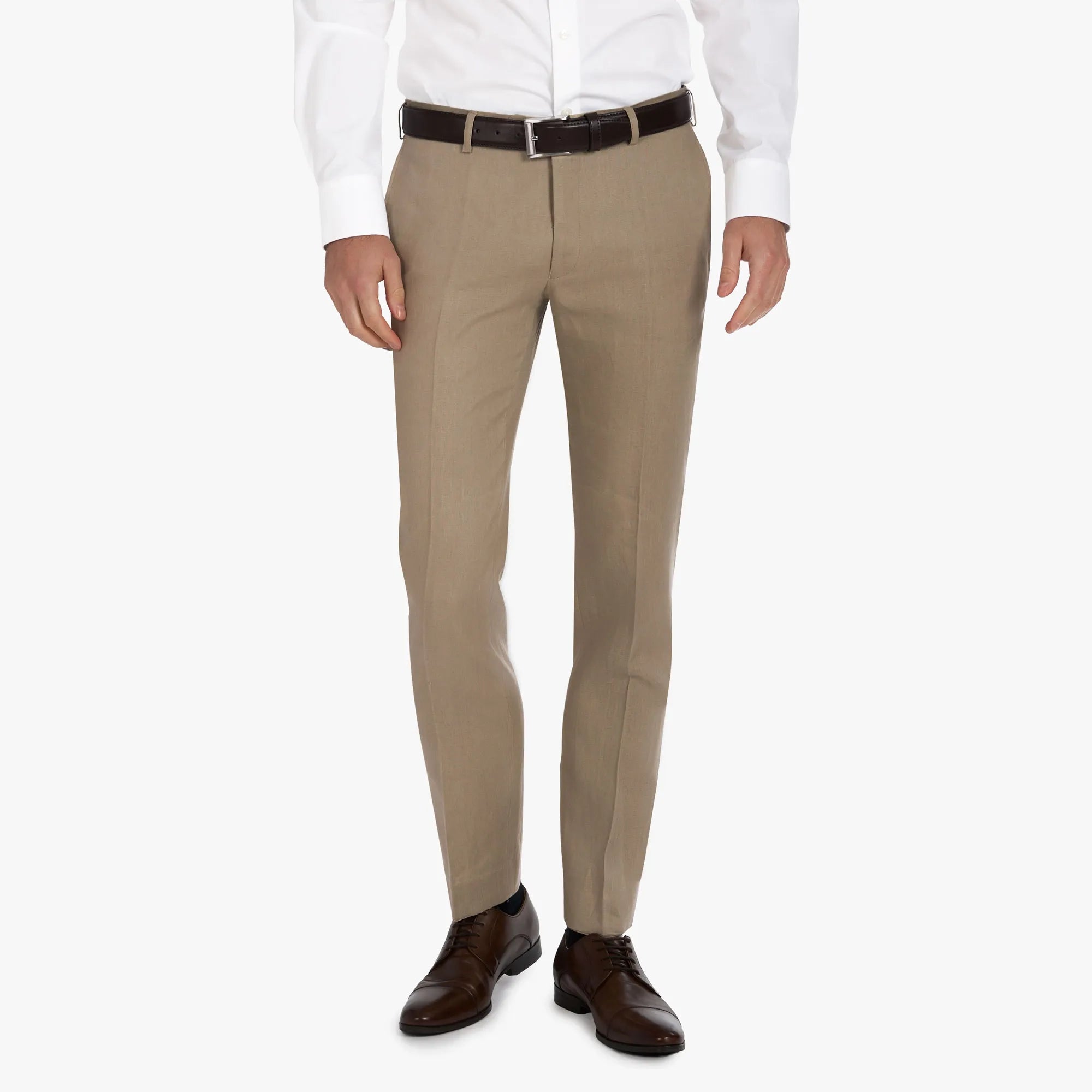 Baukastenhose Siena aus Leinen in Hellbraun hellbraun Bild 1