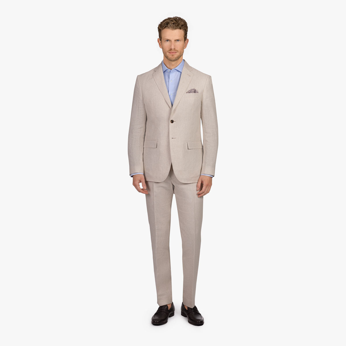 Baukastensakko Prato aus reinem Leinen in Beige beige Bild 7
