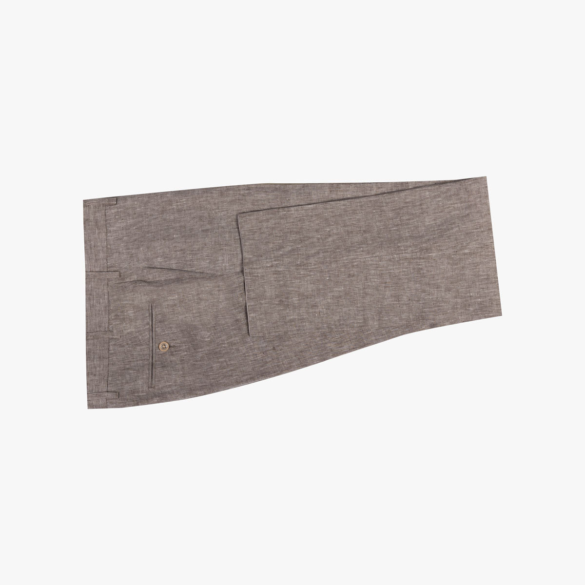 Baukastenhose Rome aus Leinen in beige meliert beige Bild 4