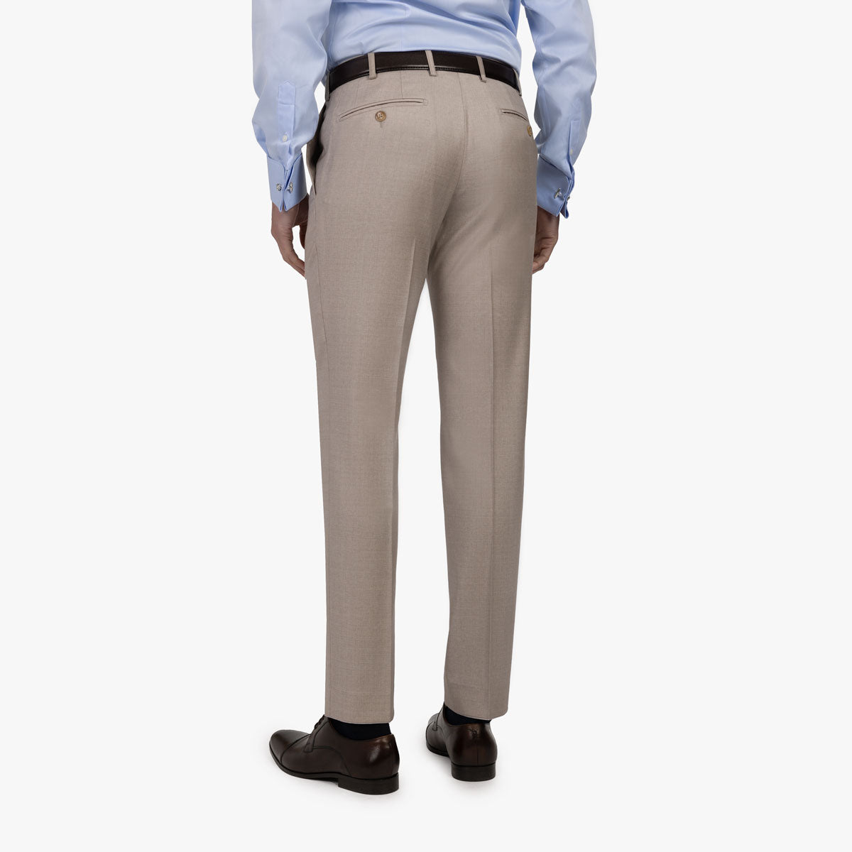 Baukastenhose Siena aus Schurwolle in beige beige Bild 3