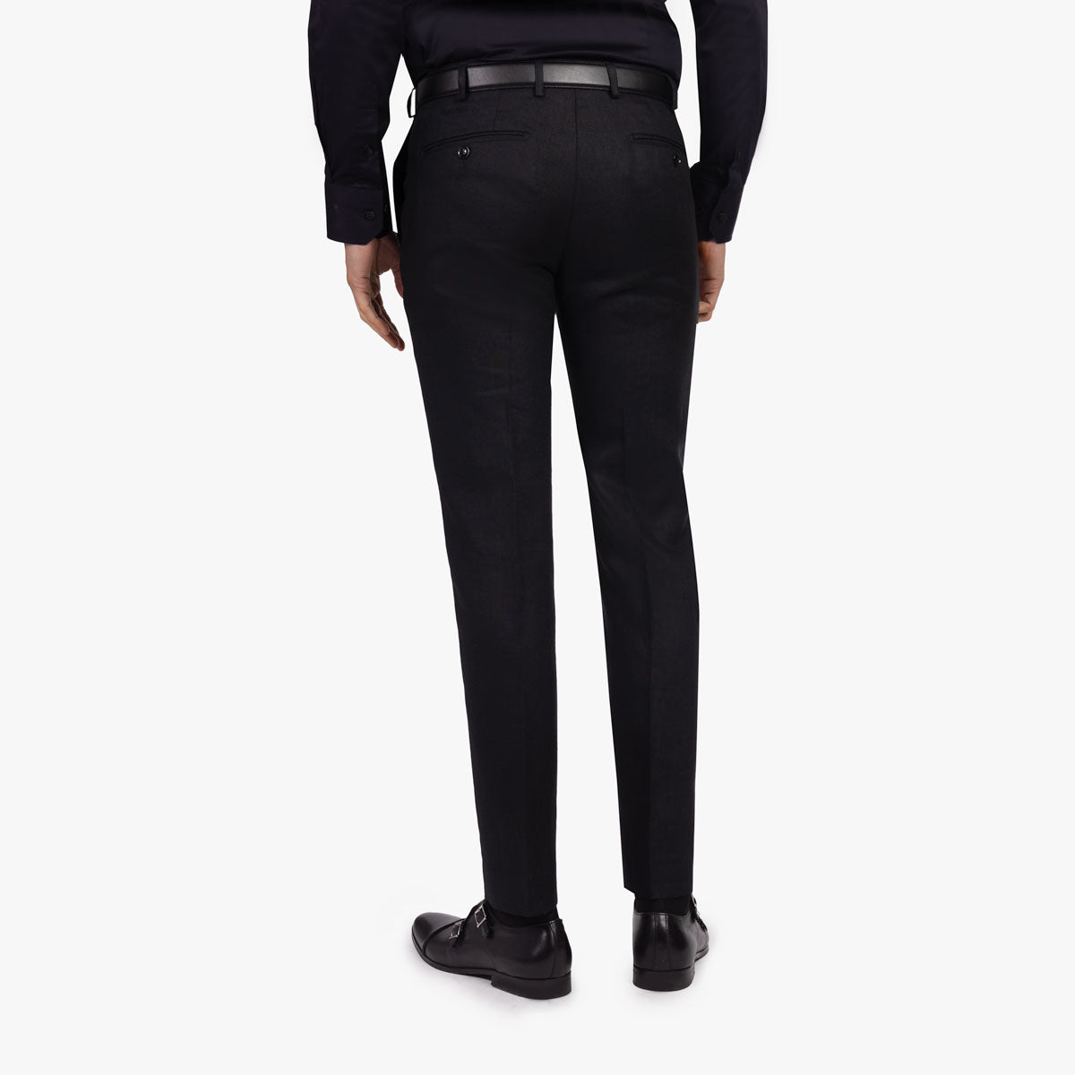 Baukastenhose Siena aus Leinen in schwarz schwarz Bild 2