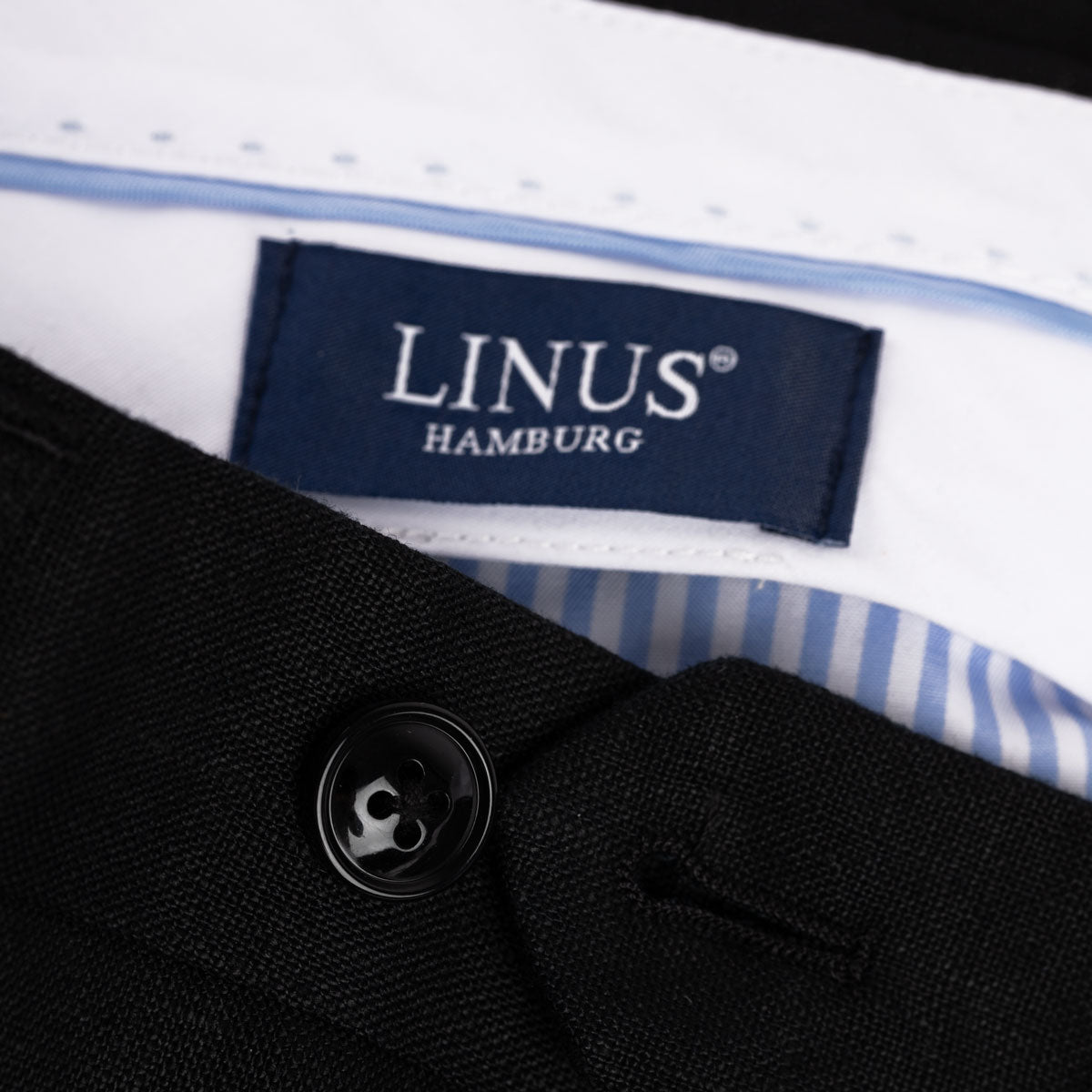 Baukastenhose Siena aus Leinen in schwarz schwarz Bild 3