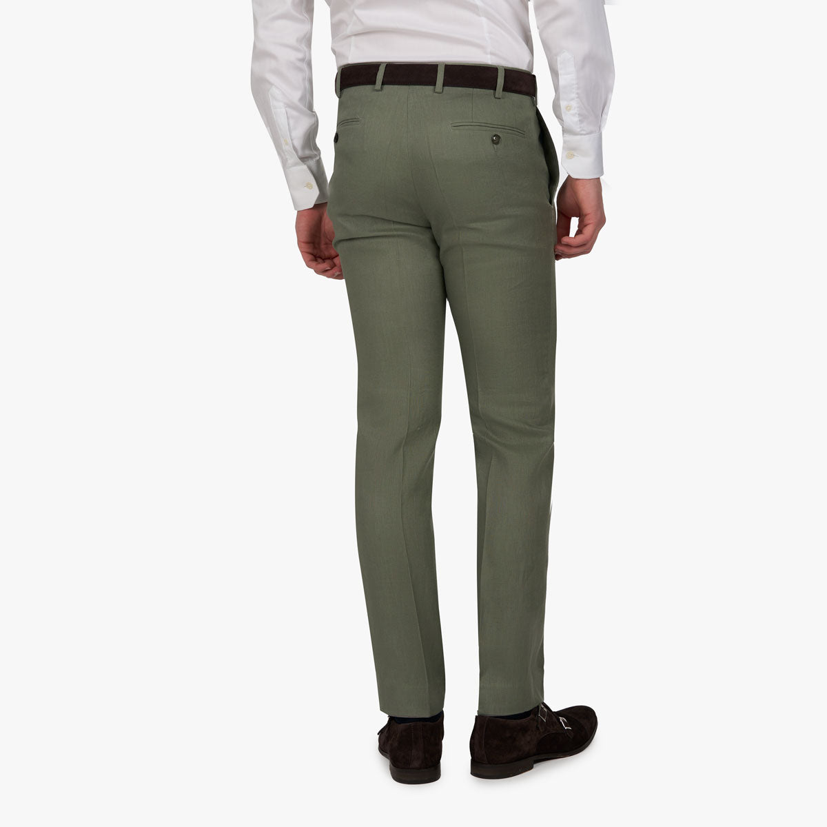 Baukastenhose Siena aus Leinen in Grün grün Bild 2