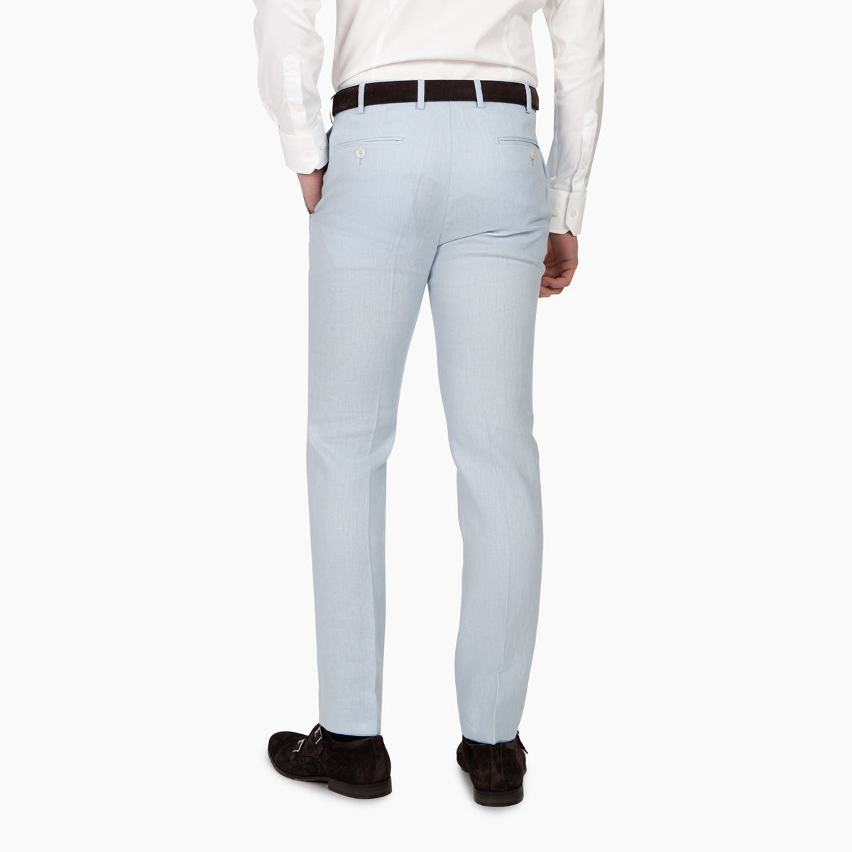 Baukastenhose Siena aus Leinen in Hellblau hellblau Bild 2