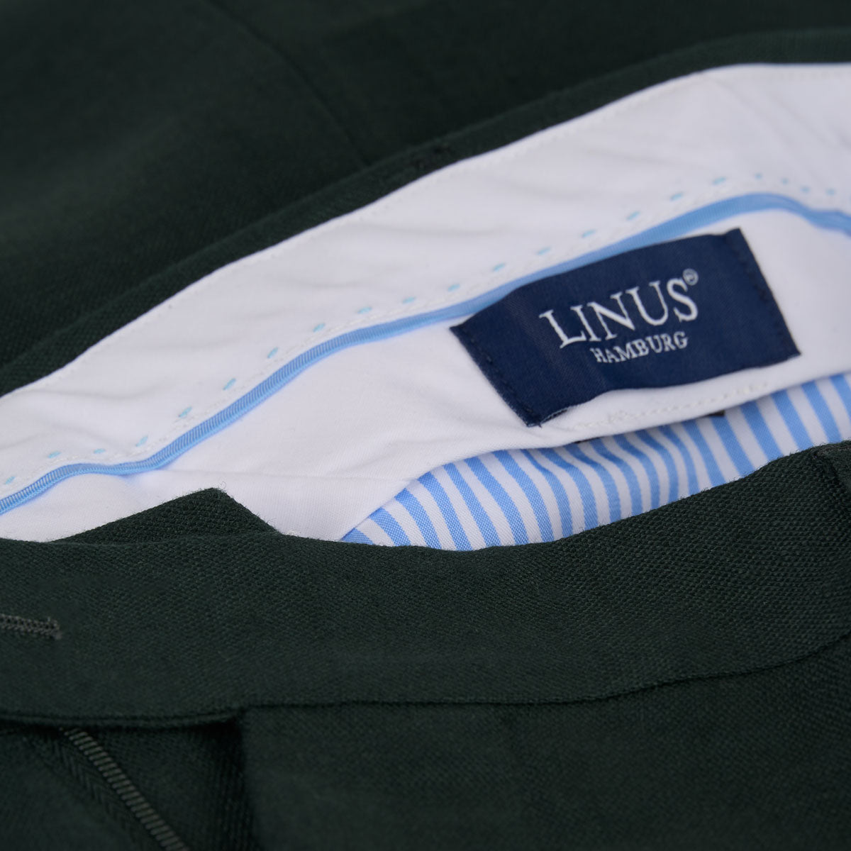 Baukastenhose Siena aus Leinen in Dunkelgrün dkl. grün Bild 3