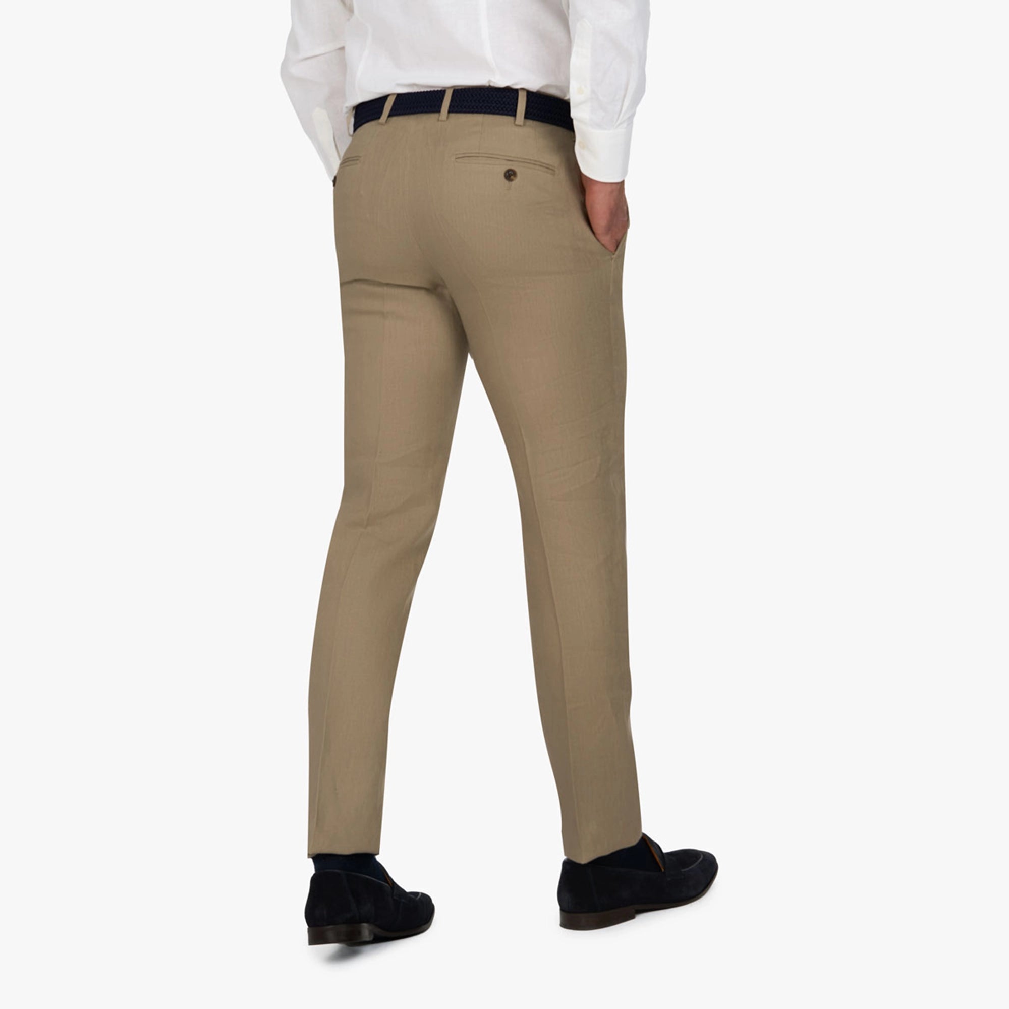 Baukastenhose Siena aus Leinen in Hellbraun hellbraun Bild 1