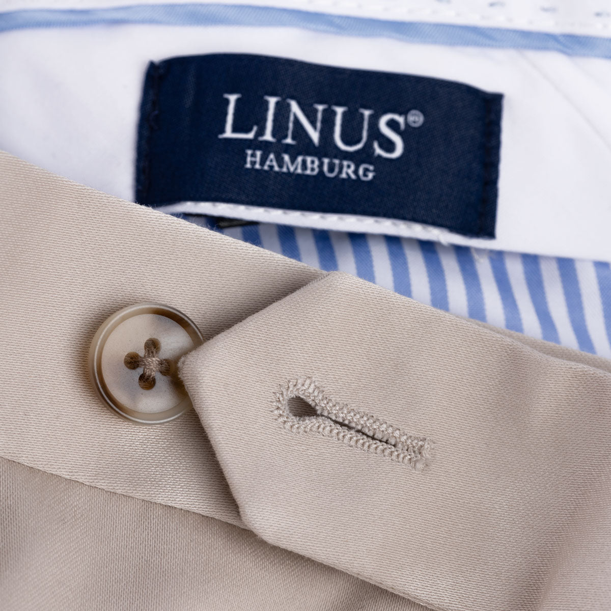 Baukastenhose Siena aus Baumwolle in hellbeige beige Bild 3