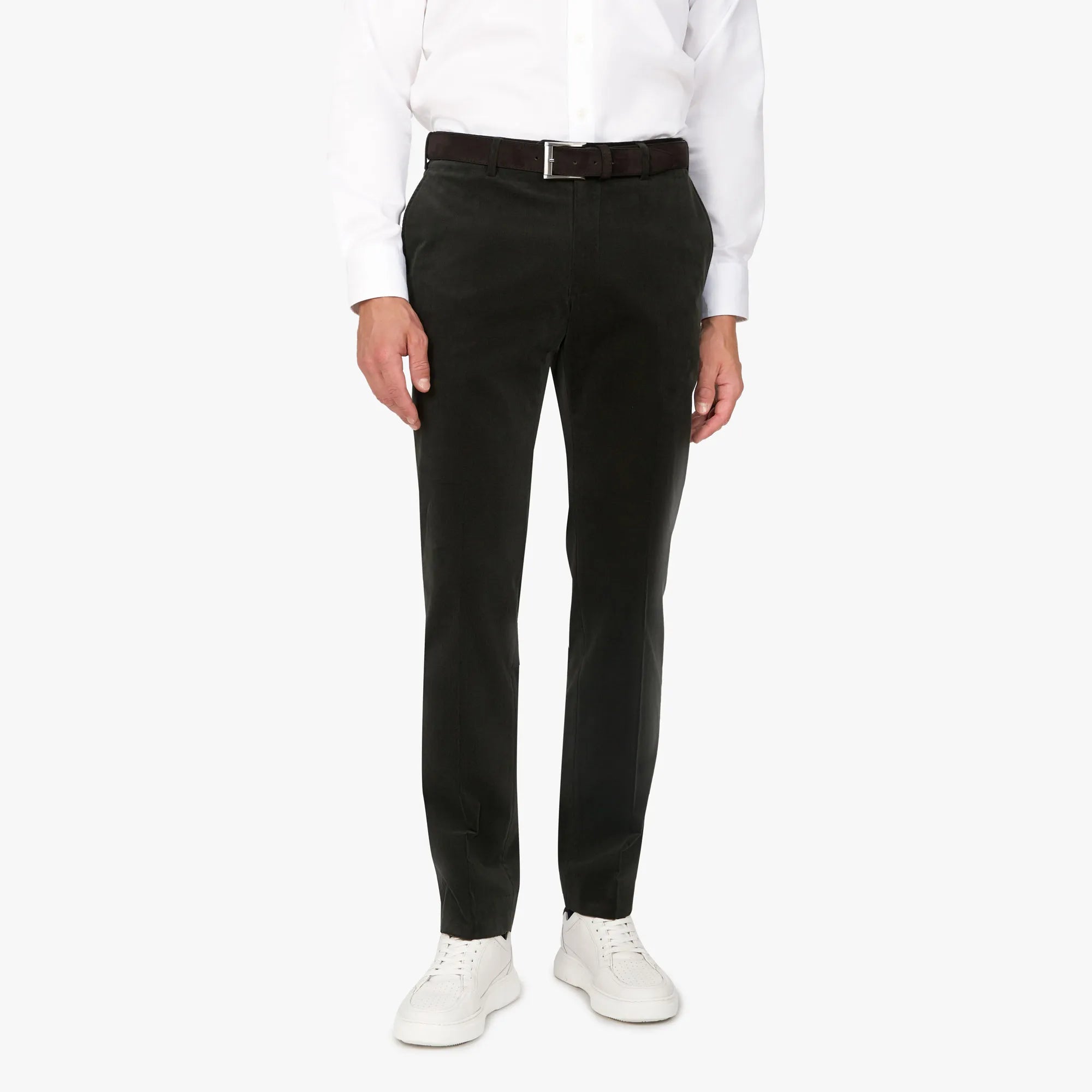 Hose Siena aus Feincord in Olivgrün dkl. grün Bild 1