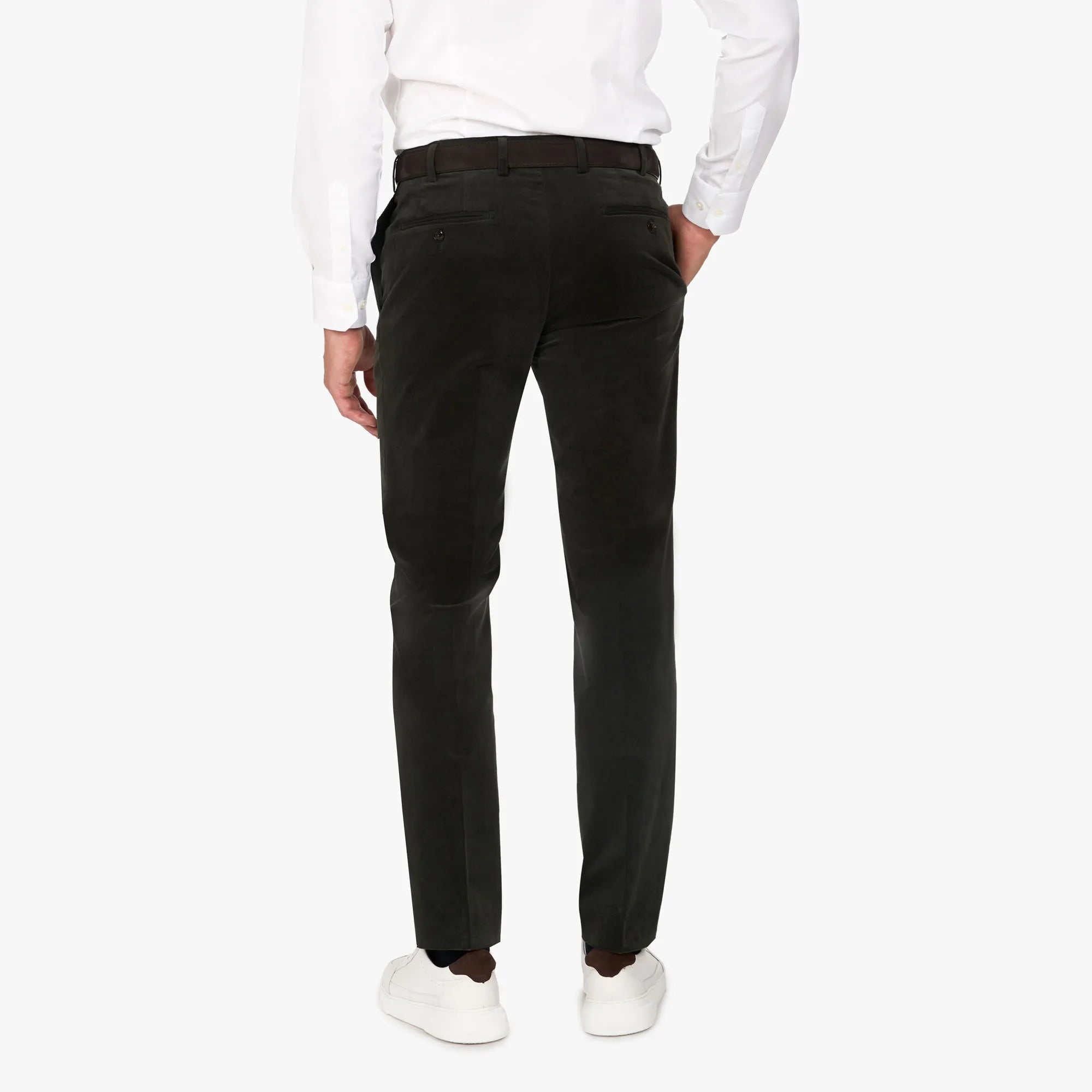 Hose Siena aus Feincord in Olivgrün dkl. grün Bild 2