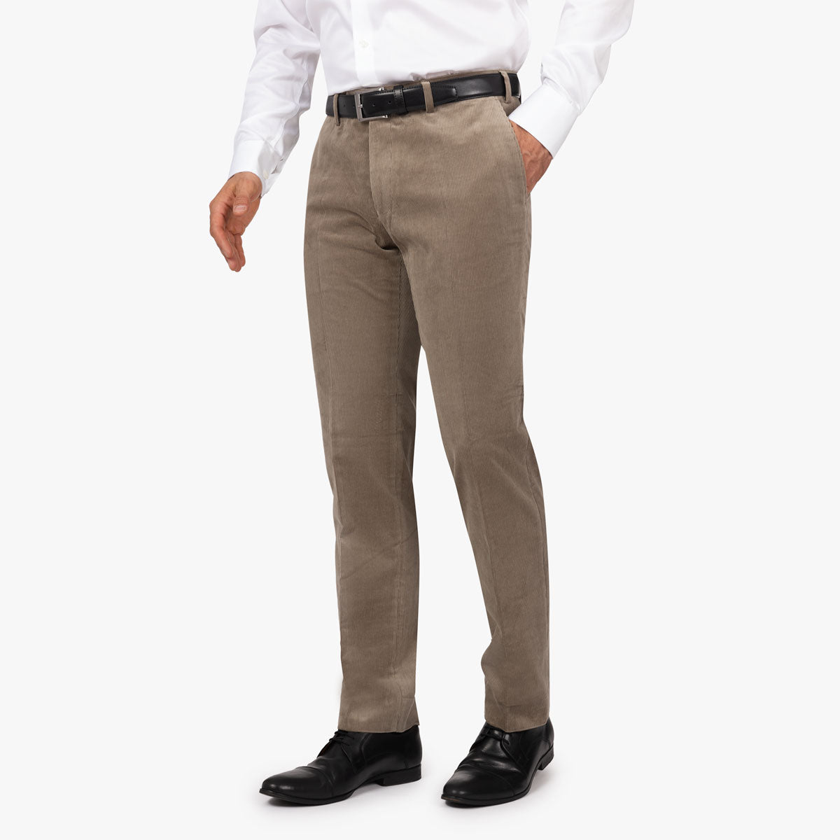 Hose Siena aus Feincord in Taupe taupe Bild 1