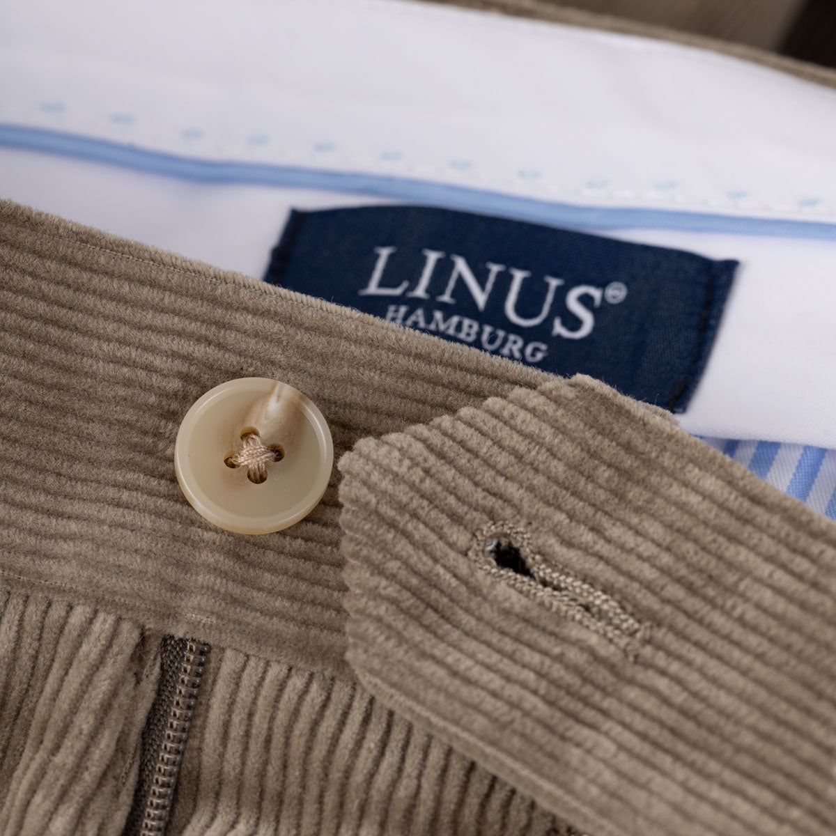 Hose Siena aus Feincord in Taupe taupe Bild 3