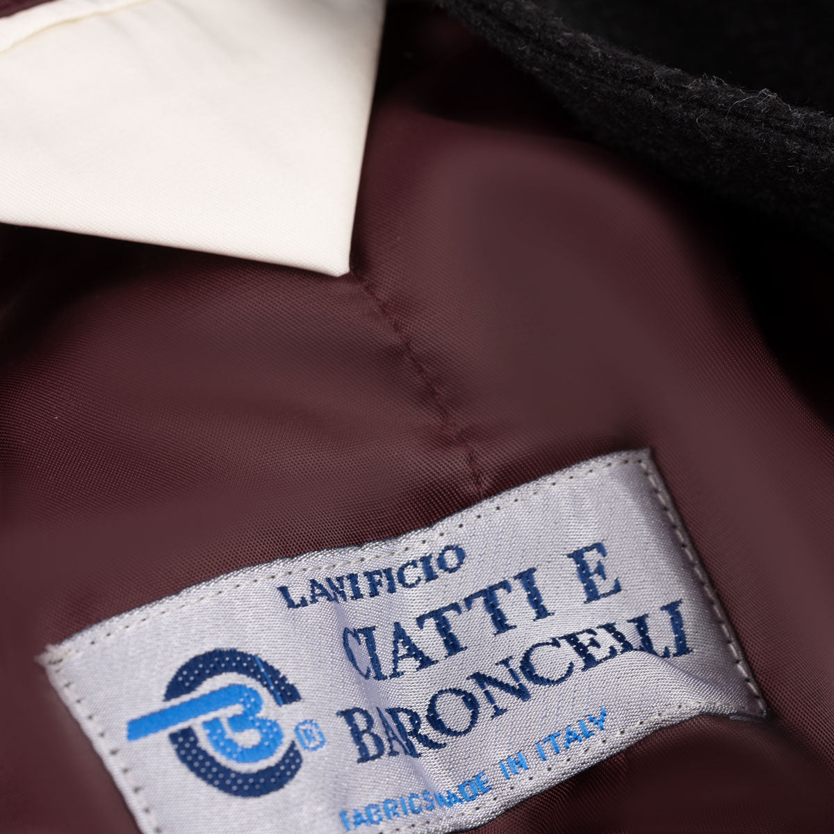 Kurzmantel München mit Kaschmir in dunkelgrau antra Bild 3