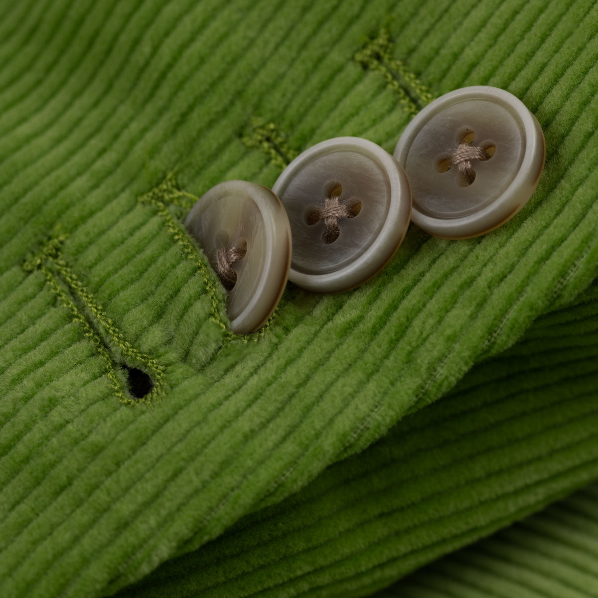 Baukastensakko Genf aus Feincord in grasgrün hellrün Bild 4