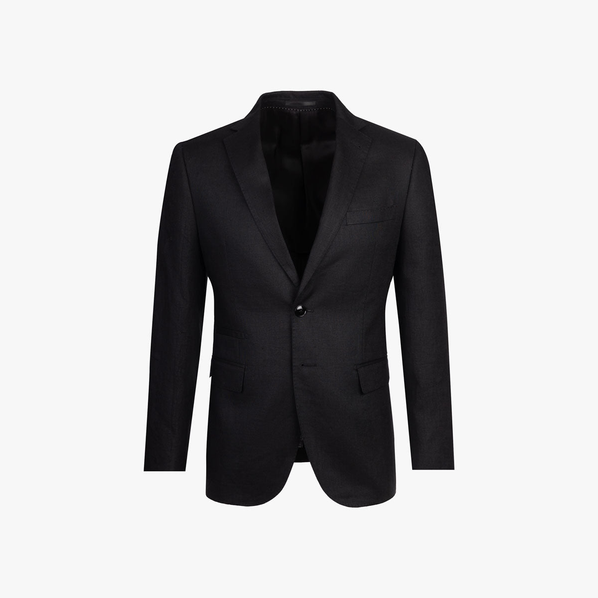 Baukastensakko Pesaro aus Leinen in schwarz schwarz Bild 5
