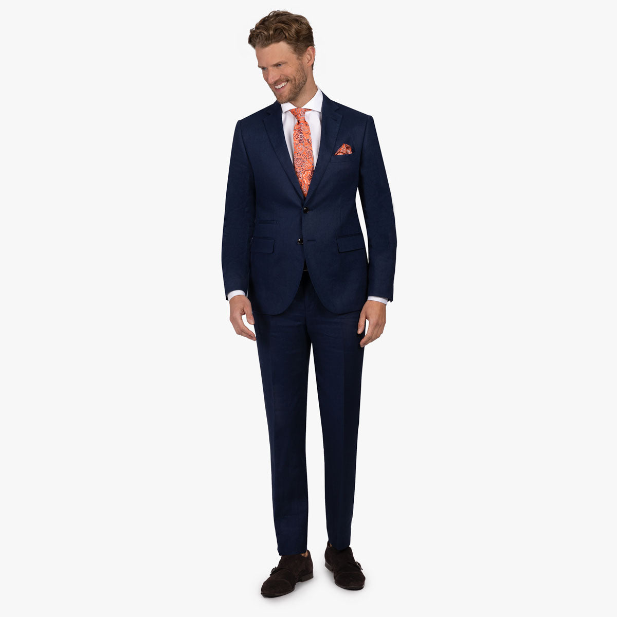 Baukastensakko Pesaro aus Leinen in blau blau Bild 6