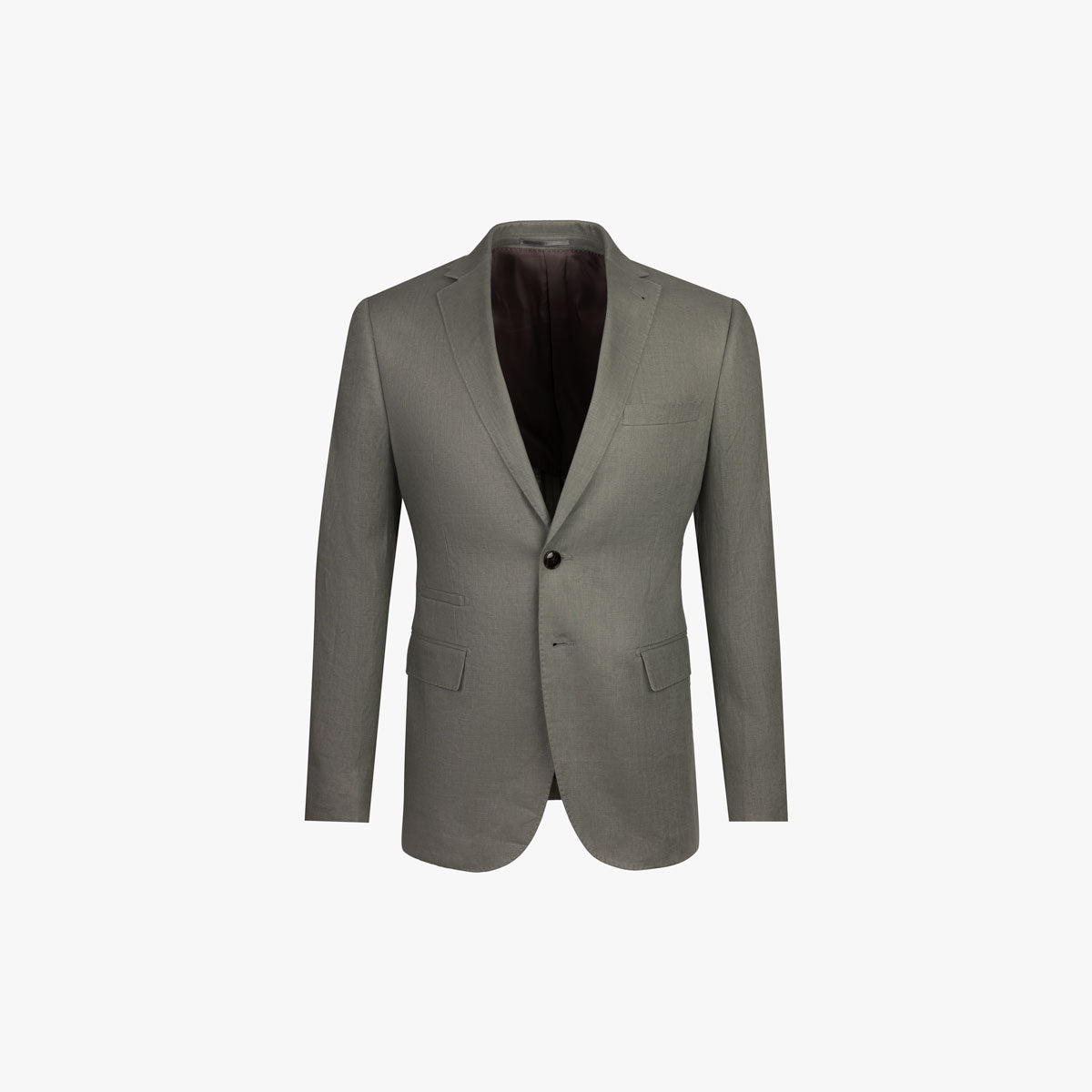 Baukastensakko Pesaro aus Leinen in grün grün Bild 5