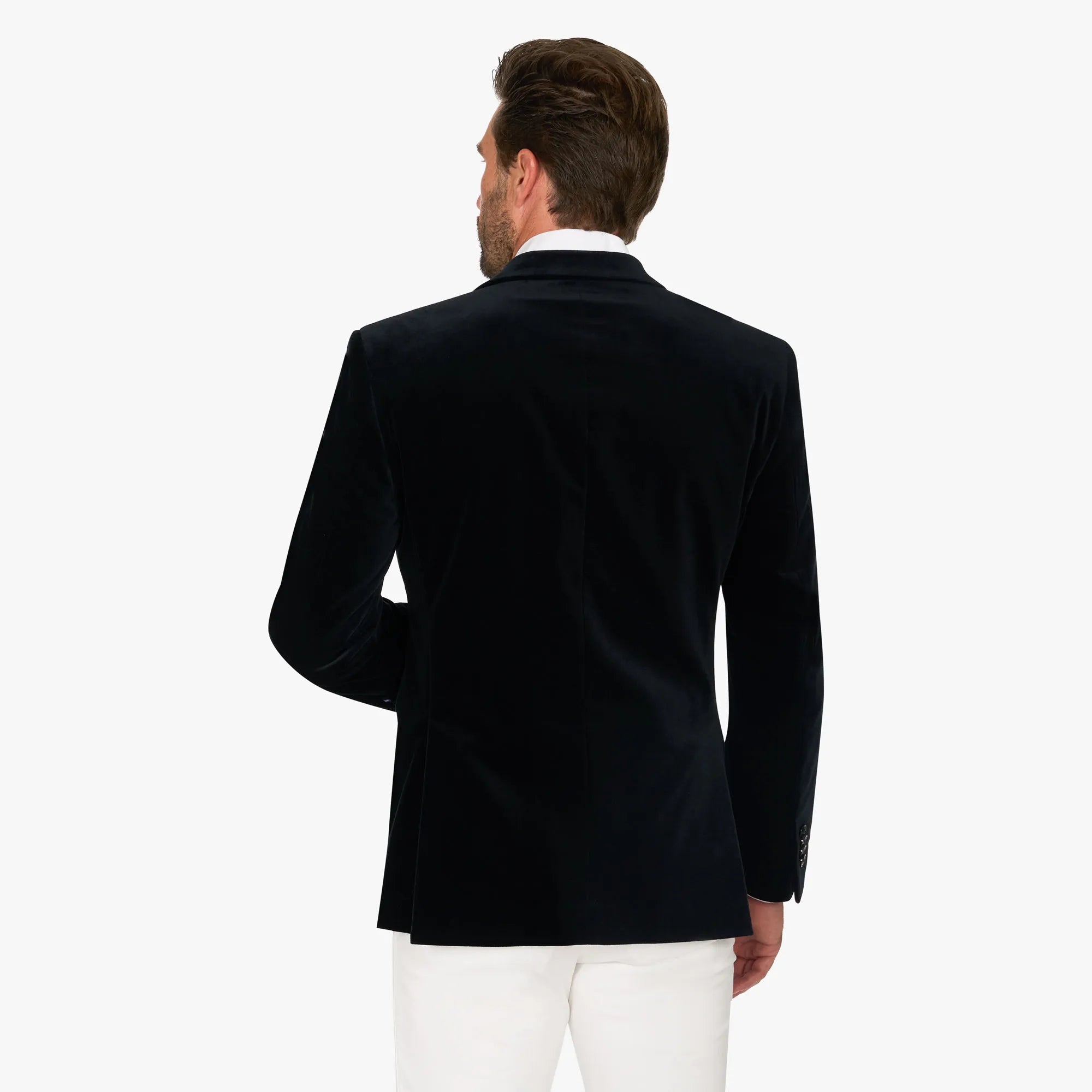 Smoking Sakko Prato aus Samt in Schwarz schwarz Bild 2