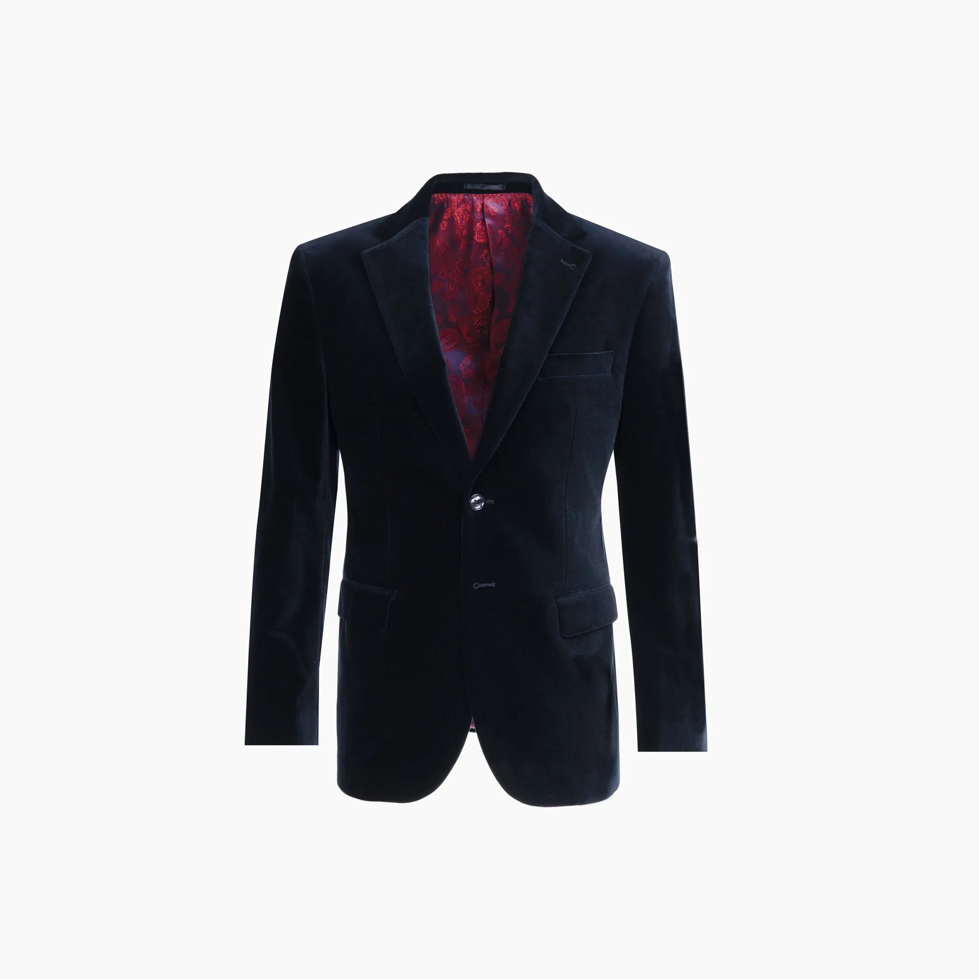 Smoking Sakko Prato aus Samt in Dunkelblau dkl. blau Bild 6