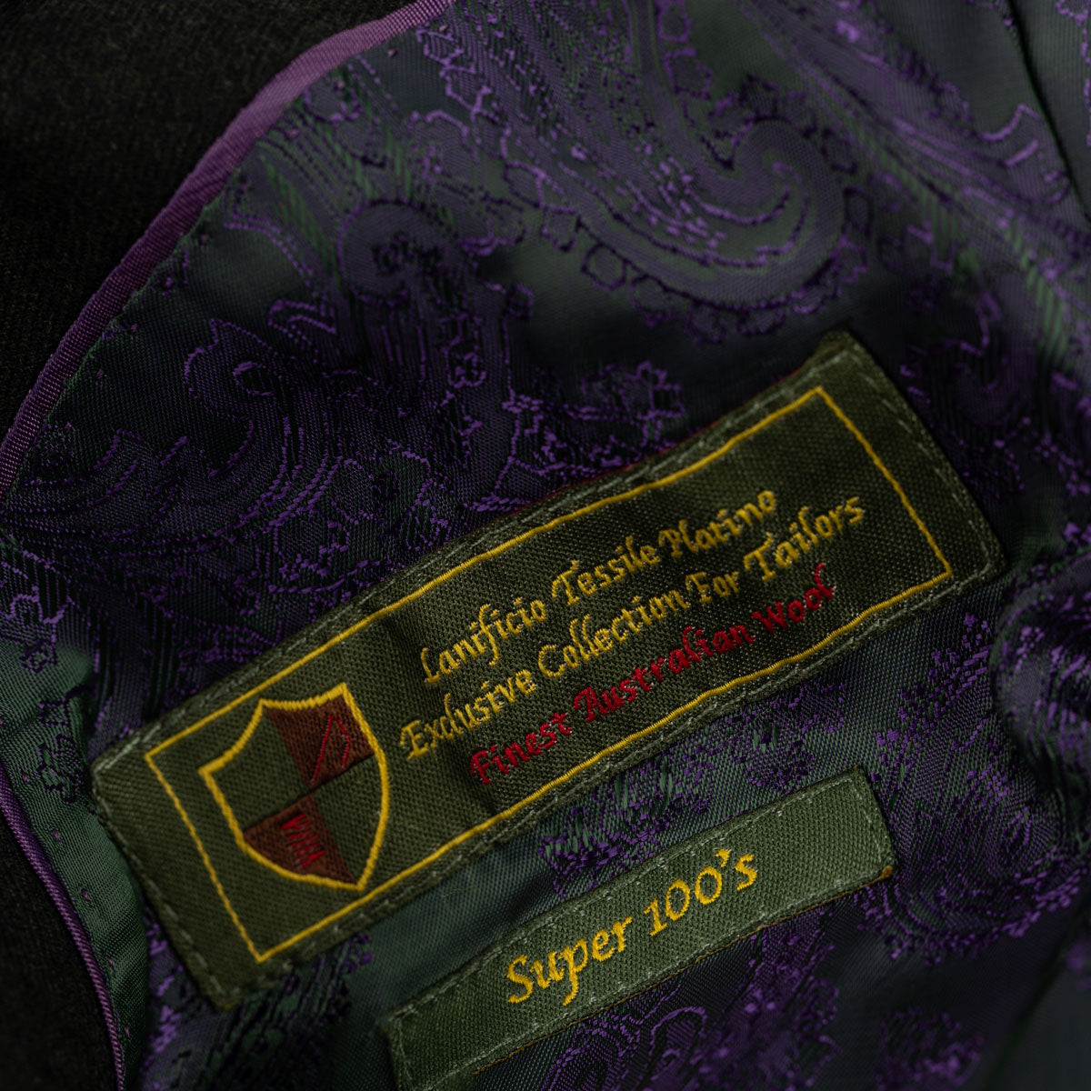 Baukastensakko Prato aus Wolle in grün dkl. grün Bild 6