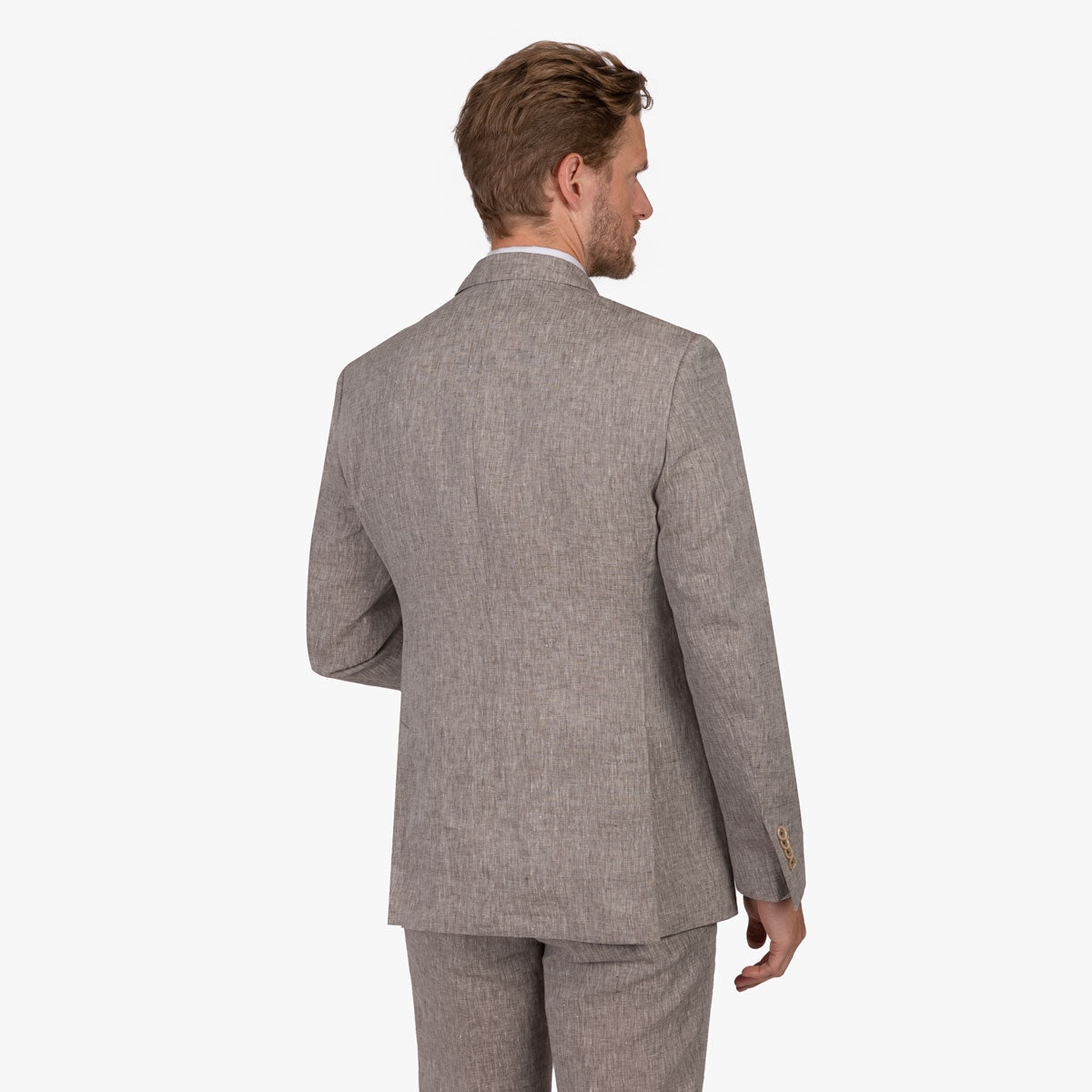 Baukastensakko Prato aus Leinen in beige meliert beige Bild 2