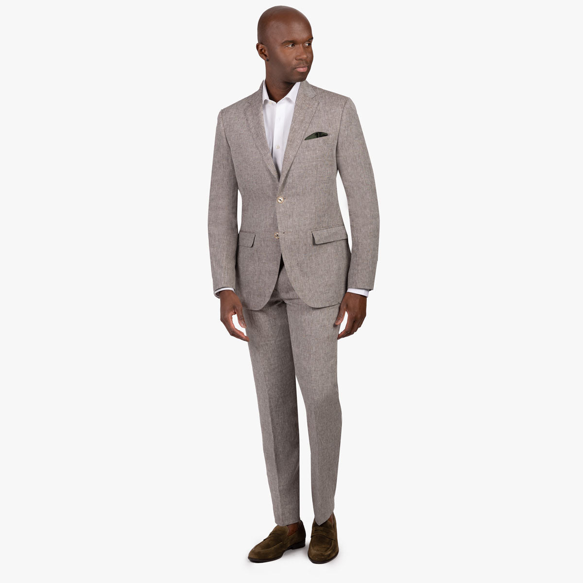 Baukastensakko Prato aus Leinen in beige meliert beige Bild 8