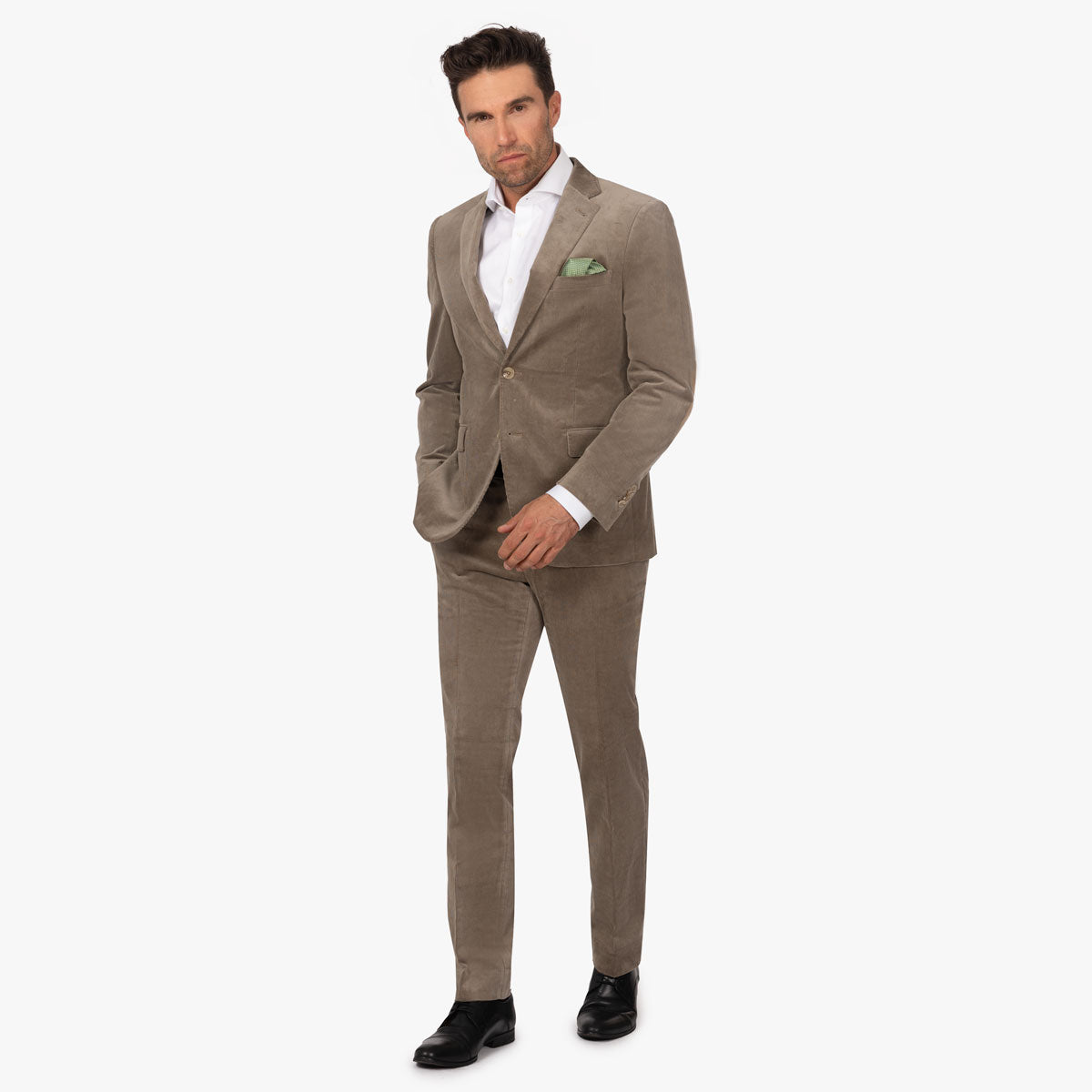 Sakko Genf aus Feincord in Taupe taupe Bild 8