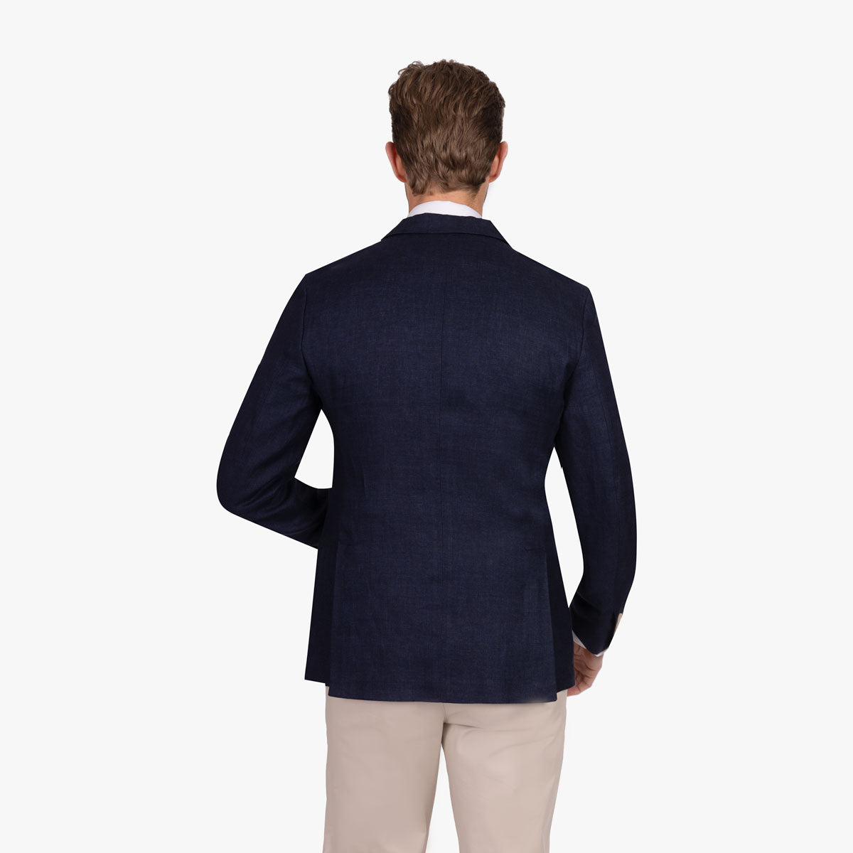 Sakko Genf aus Leinen in dunkelblau dkl. blau Bild 2
