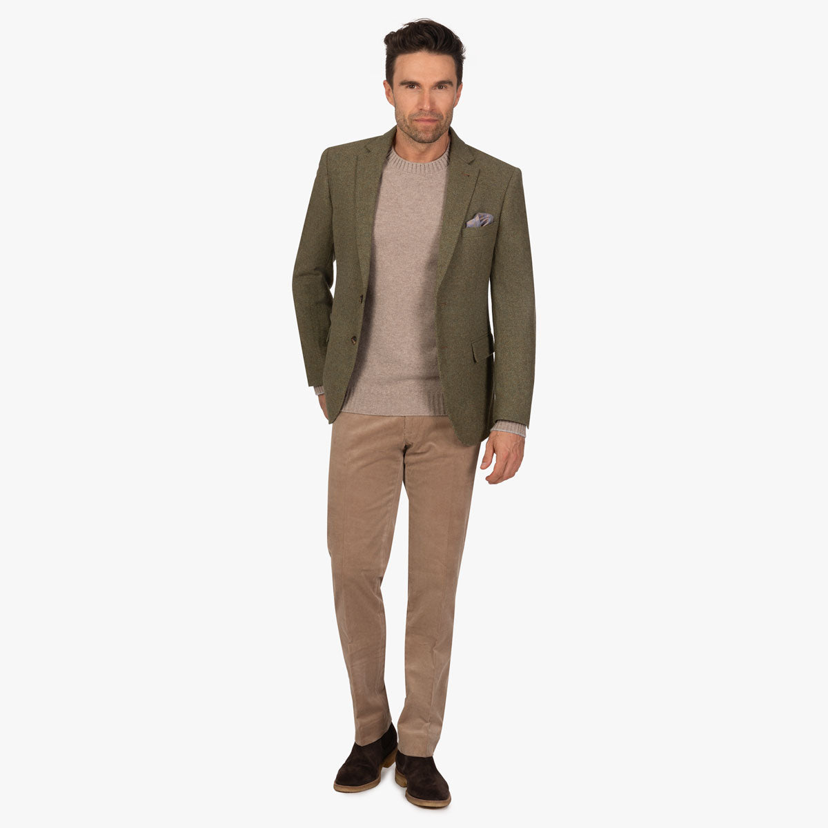 Sakko Genf aus Wollmischung in Grün grün Bild 7