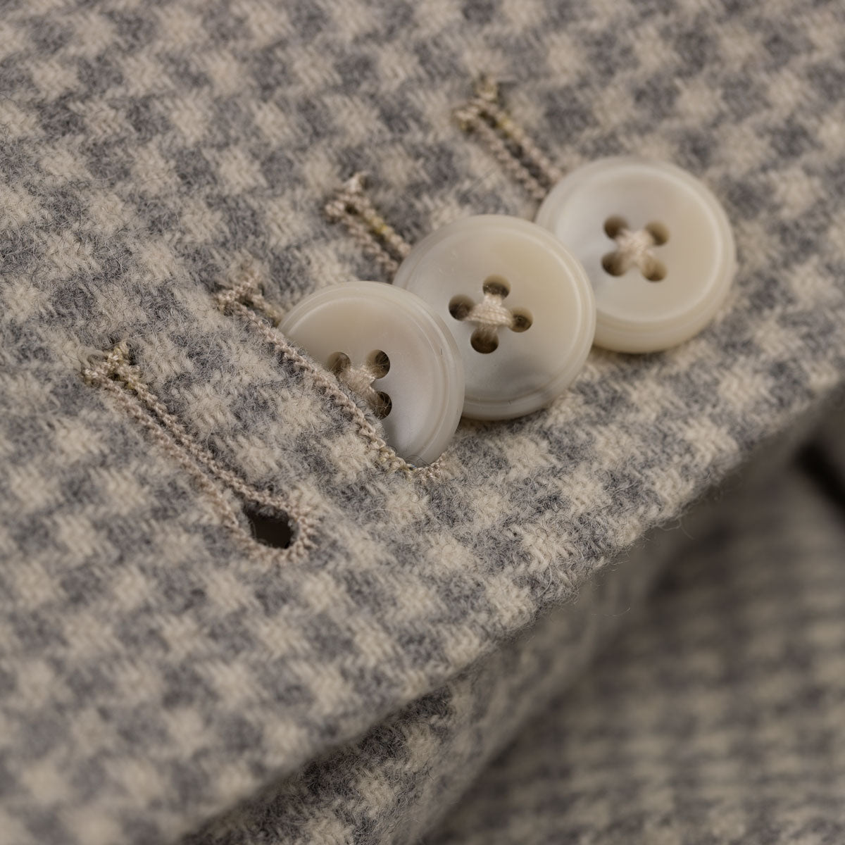 Sakko Havanna mit Hahnentritt in grau offwhite Bild 3