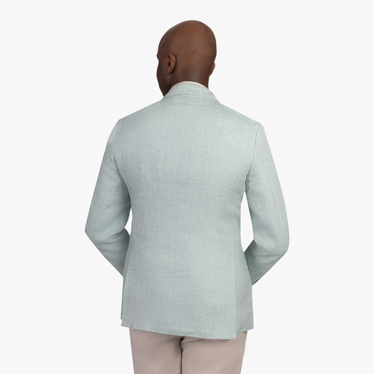 Sakko Pesaro aus reinem Leinen in hellgrün hellgrün Bild 2