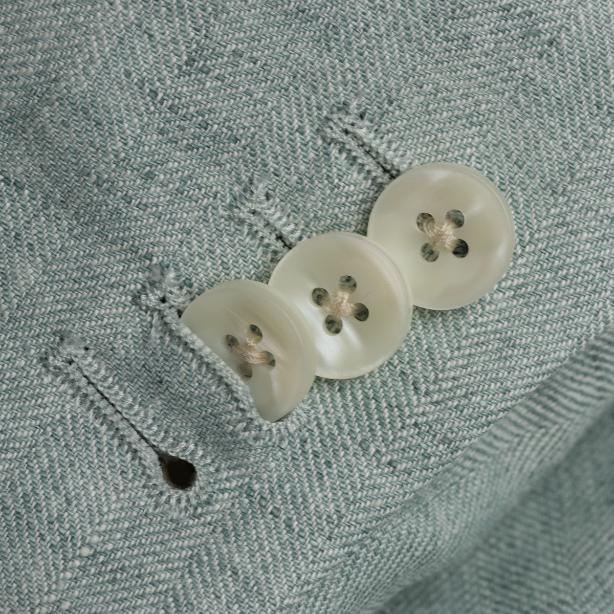 Sakko Pesaro aus reinem Leinen in hellgrün hellgrün Bild 6