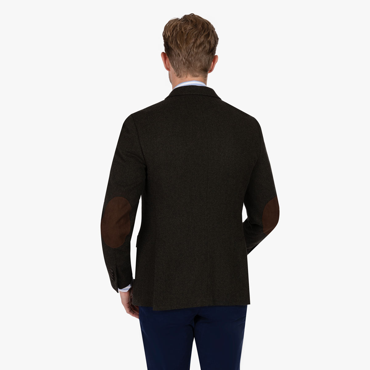 Sakko Pesaro aus Schurwolle mit Fischgrat in grün grün Bild 3