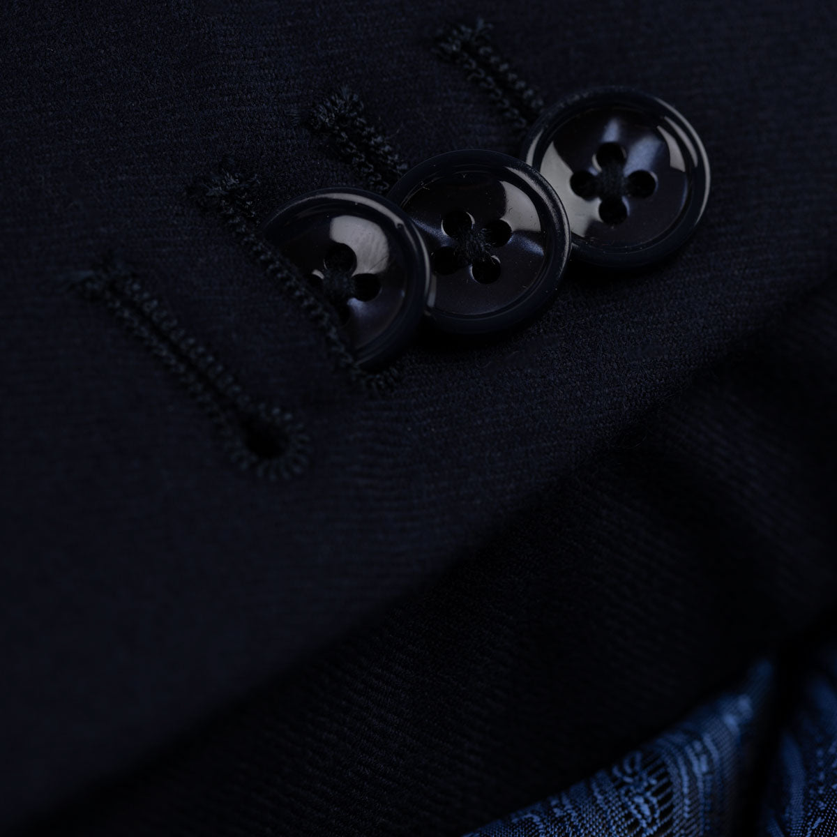 Sakko Pesaro aus Wolle mit italienischer Schulter in mittelblau blau Bild 4