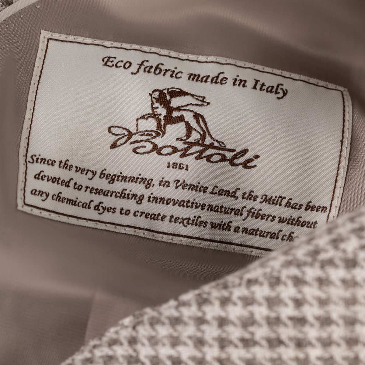 Sakko Pesaro mit Hahnentritt in beige beige/gemustert Bild 5