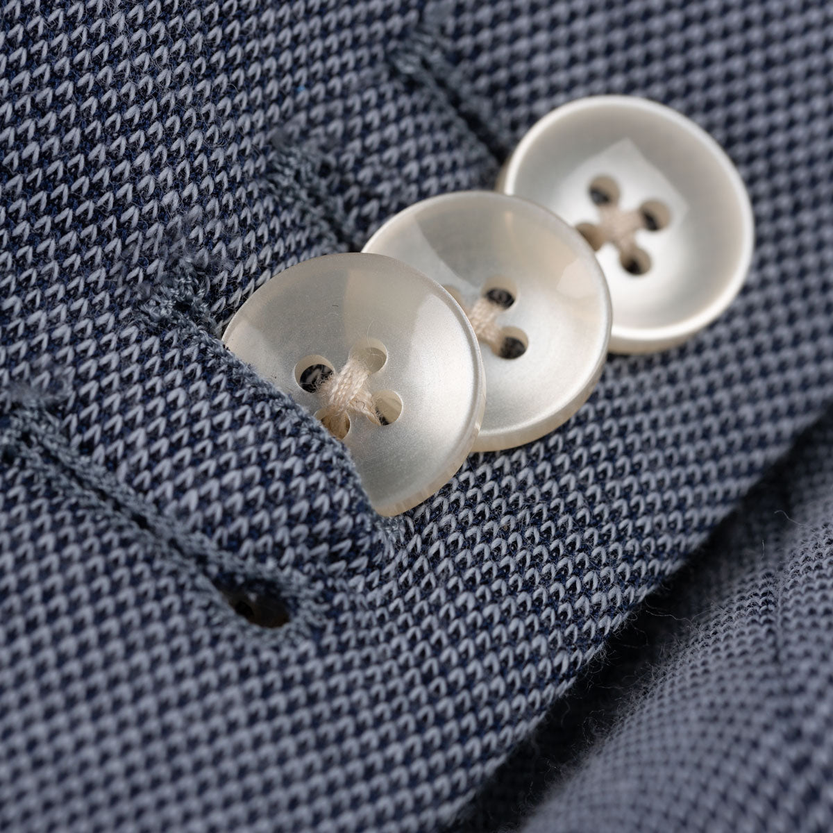 Sakko Prato aus Jersey in Blau blau Bild 4