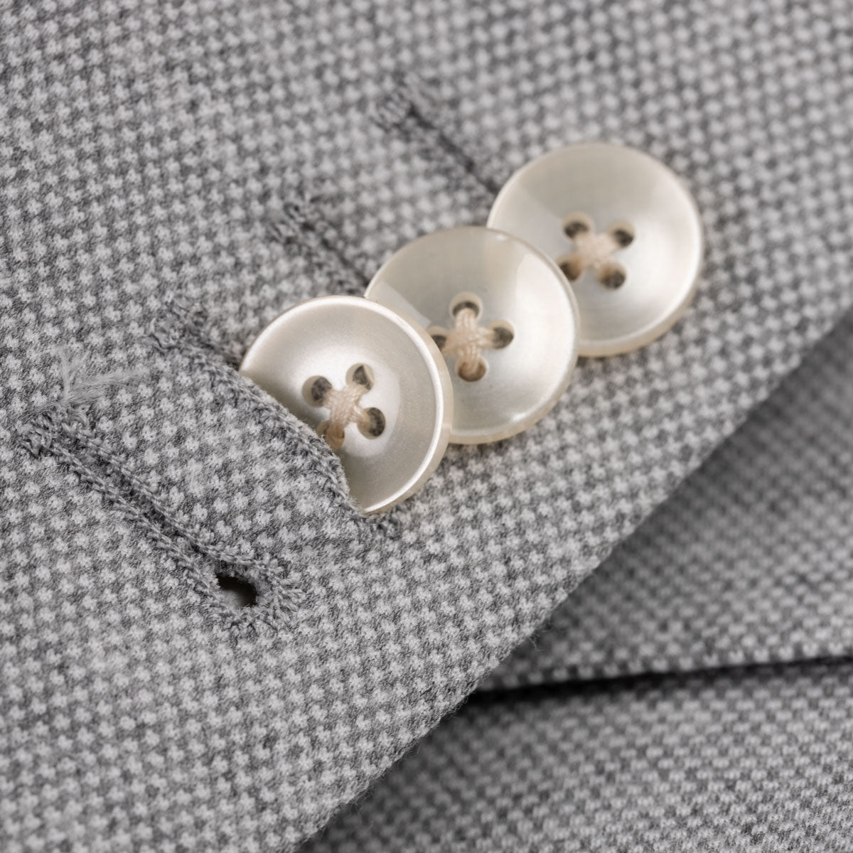 Sakko Prato aus Piqué Jerseystoff in Hellgrau hellgrau Bild 4