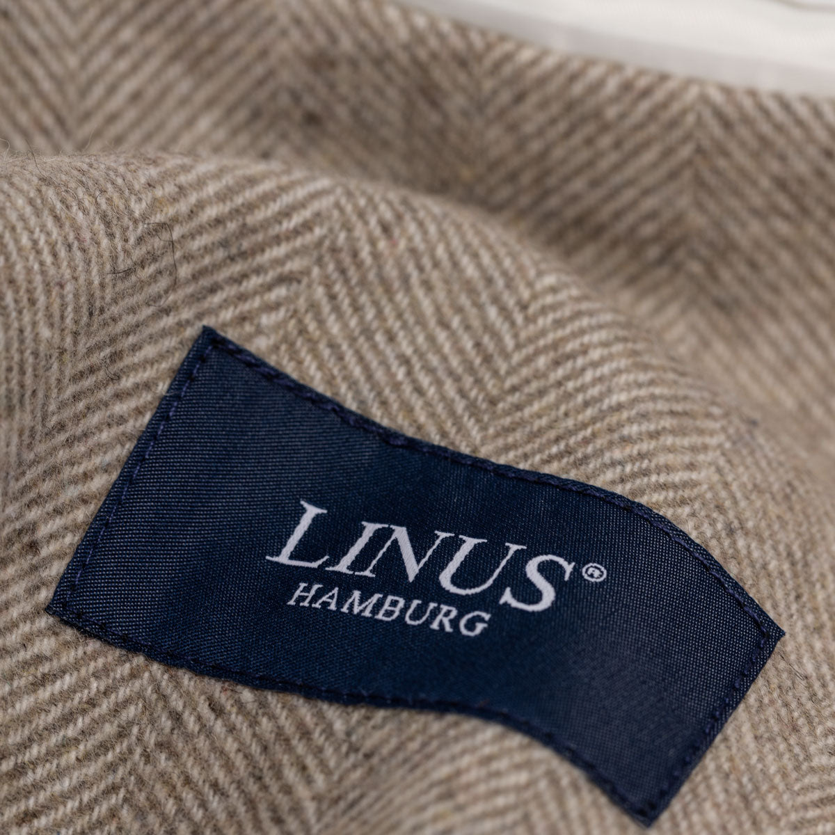 Sakko Prato mit Fischgrätmuster in Beige beige/gemustert Bild 6