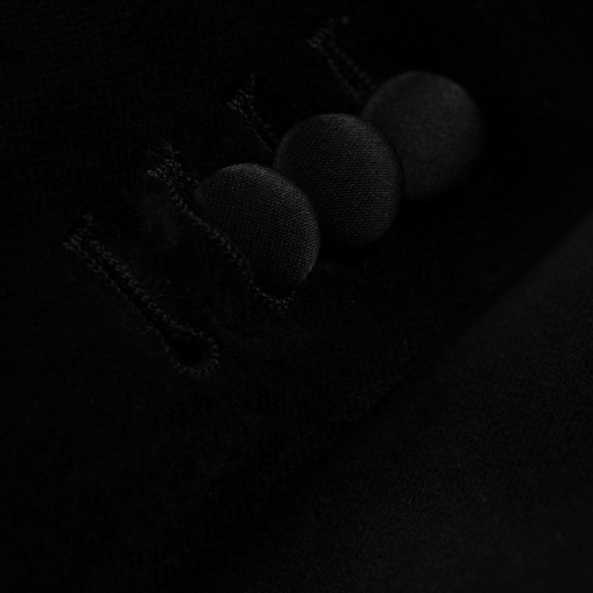 Smoking Sakko Fano aus Samt in schwarz schwarz Bild 4